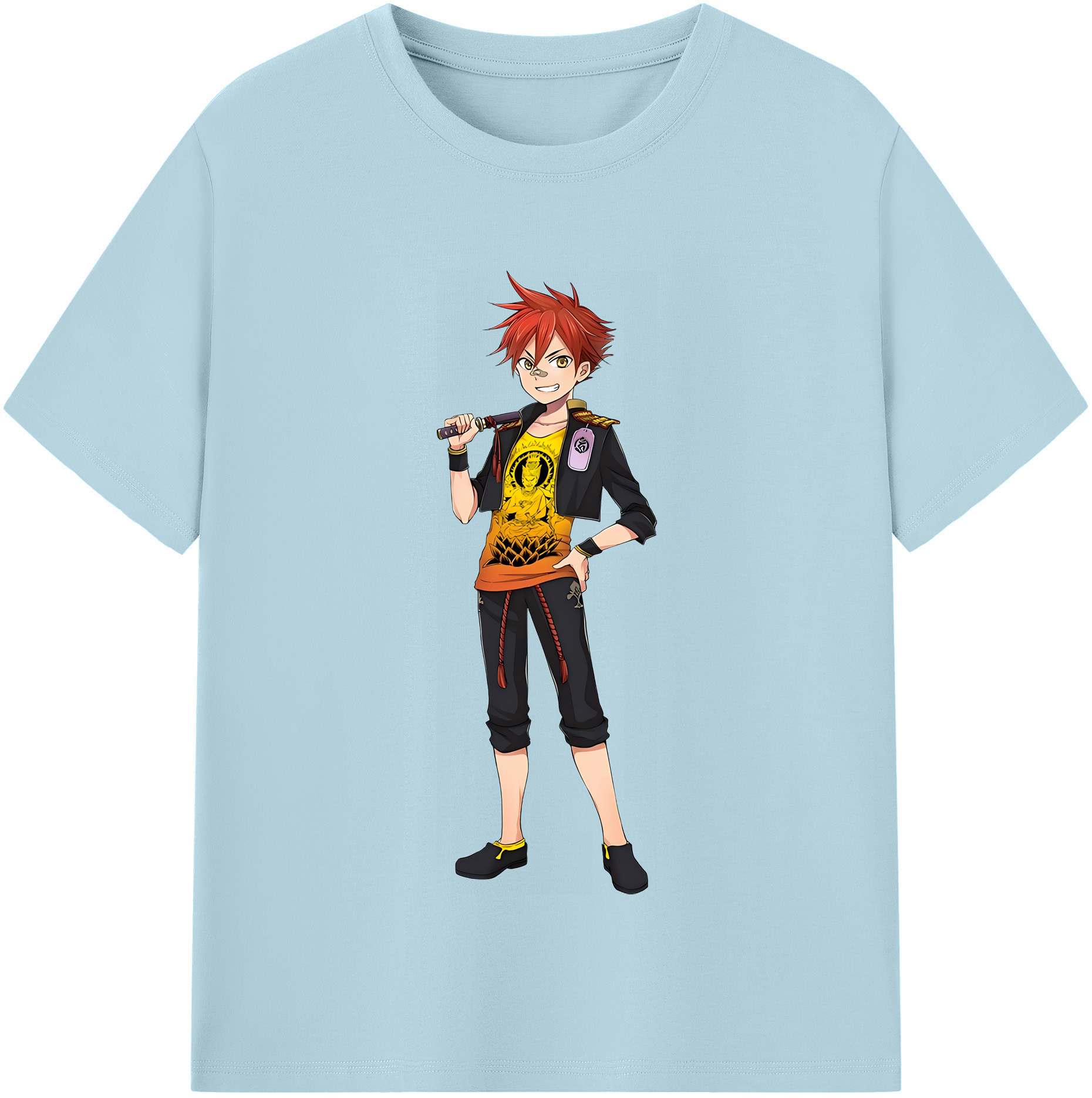 （画像用） 刀剣乱舞 Touken Ranbu 綿100％半袖Tシャツ（フロントプリント）